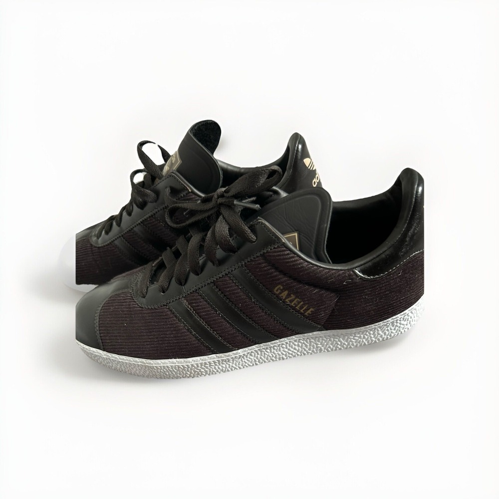ADIDAS Originals Gazelle Mens Brown Corduroy Sneakers Walking 8.5 Mint